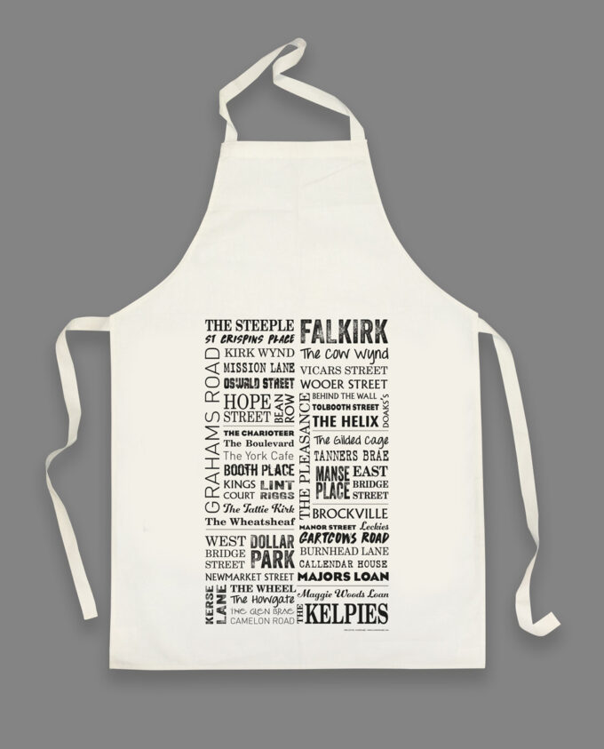 Falkirk Words Apron