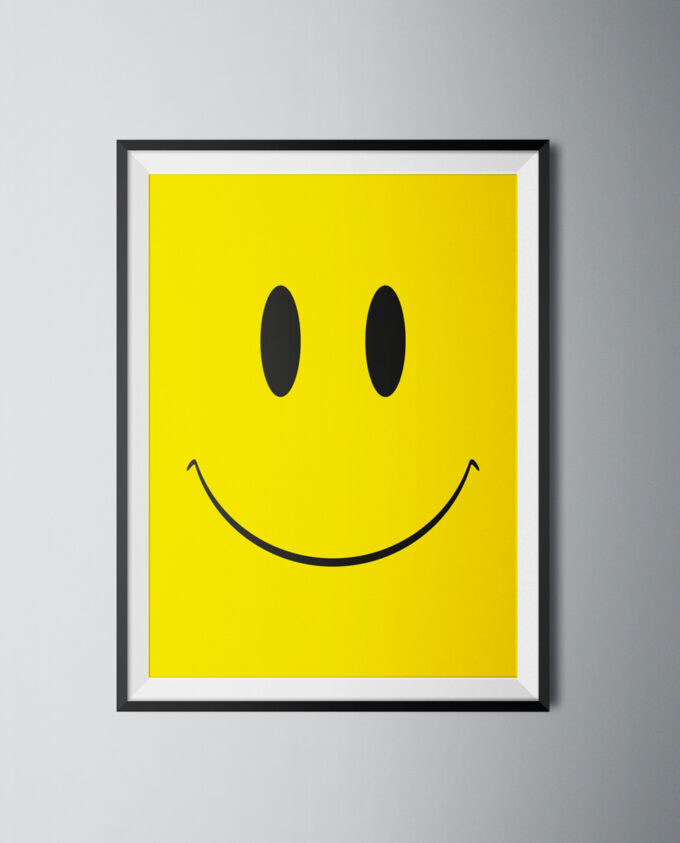 Happy Face Poster Print
