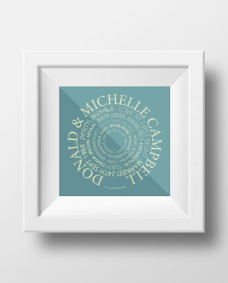 Personalised Relationship Poster