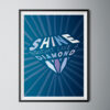 Shine Bright Like A Diamond Poster Print