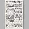 Falkirk Graphic Tea Towel
